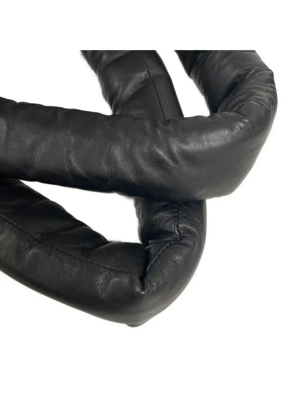 Chanel Handbag Coco Cocoon Black Leather